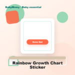 Rainbow Growth Chart Sticker