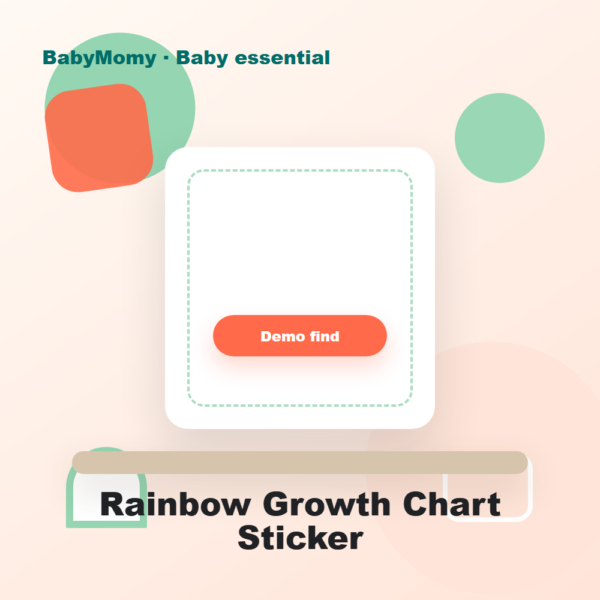 Rainbow Growth Chart Sticker