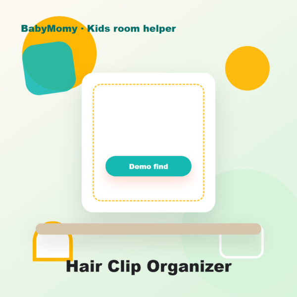 Kids Hair Clip Organizer