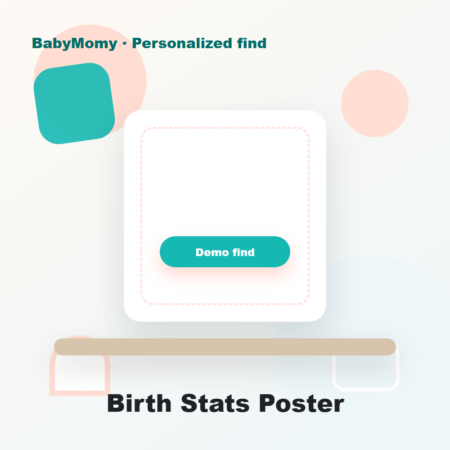 Birth Stats Poster