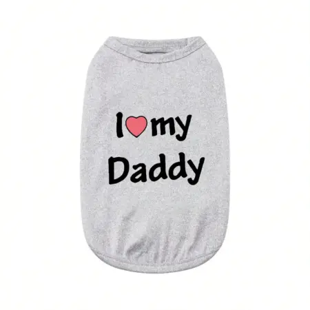 Letter Print Papa T-Shirt - Dad Gift Top