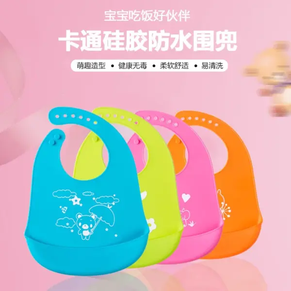 Soft Cotton Cotton Baby Bib - Feeding Essential