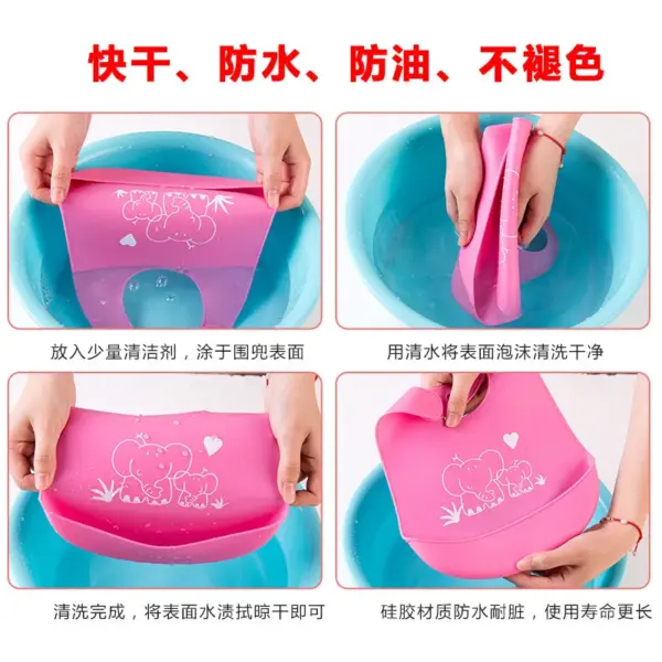 Soft Cotton Cotton Baby Bib - Feeding Essential