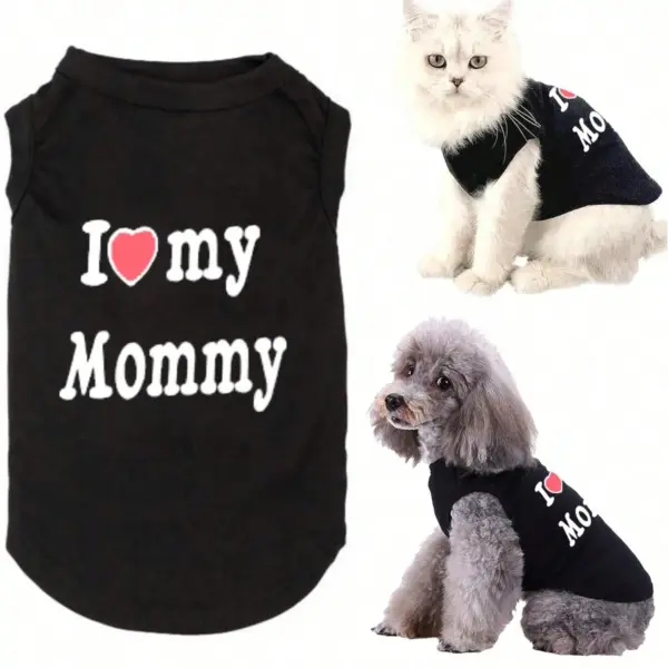 Letter Print Papa T-Shirt - Dad Gift Top