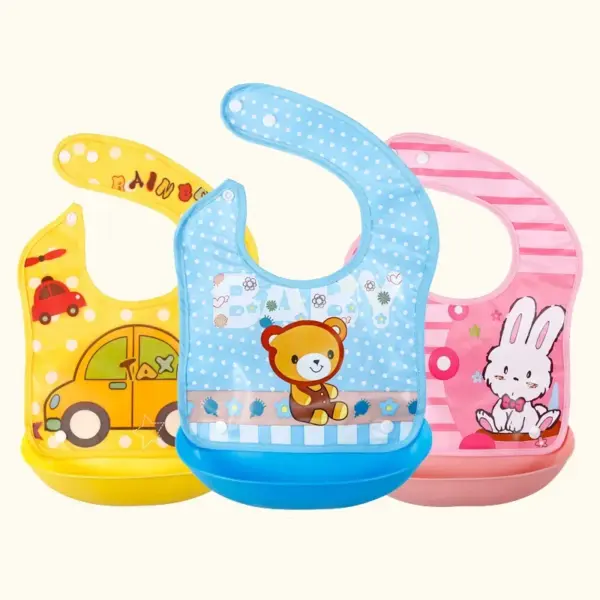 Soft Cotton Cotton Baby Bib #3 - Feeding Essential