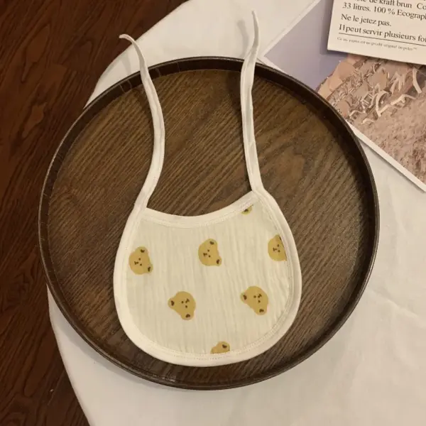 Playful Cotton Baby Bib - Feeding Essential
