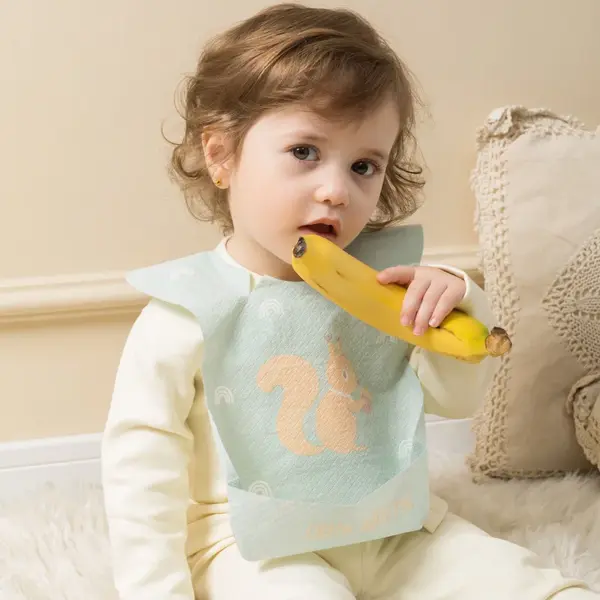 Cute Cotton Baby Bib #2 - Feeding Essential