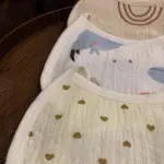 Playful Cotton Baby Bib - Feeding Essential