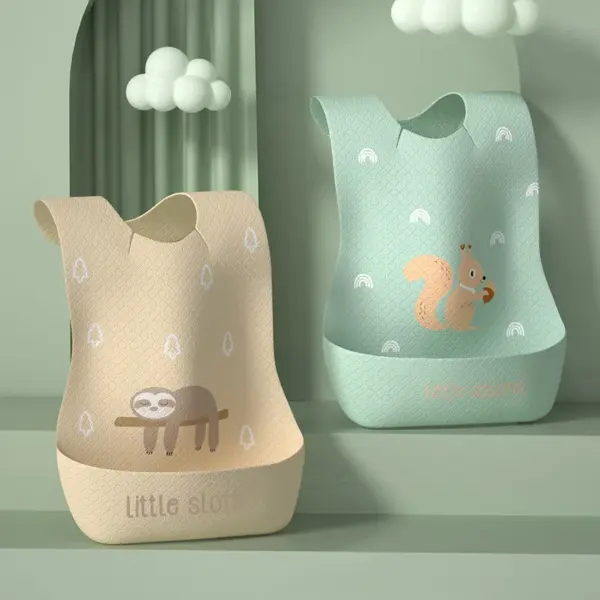 Cute Cotton Baby Bib #2 - Feeding Essential