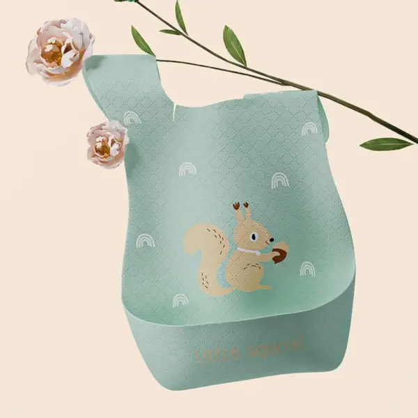 Cute Cotton Baby Bib #2 - Feeding Essential