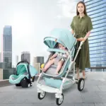 Baby stroller 3 in 1 folding with One-Hand Fold for Newborn to Toddler