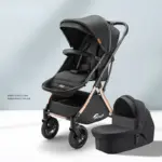 Baby stroller luxury High landscape design 2 in 1 shock absorption stroller baby Newborn Pram Two Way Stroller fold Pushchair