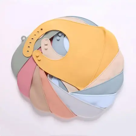 Baby meal-wearing bib silicone children's waterproof bib for feeding purpose, an anti-fouling device for meals