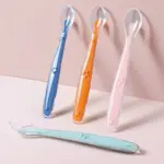 2 Pcs Baby Silicone Spoon Learning Spoon Set Stars Tableware Kids Soft Silicone Feeding Spoon Training Baby Reborn Silicone