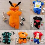 Toddler Anime Cosplay Dragon DBZ Costume Baby Boy Girl Romper Kid Demon Slayer Baby Clothes Newborn Onesie Jumpsuit 0-18 Months