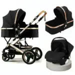 baby stroller 3 in 1with car seat,luxury baby carriage two-way stroller shock absorber for newborn trolley pushchair foldable