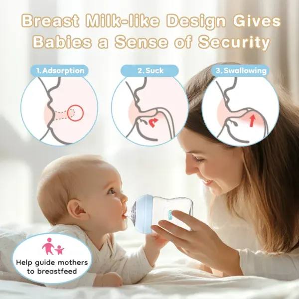 Baby Bottle 150/240/330ML Newborn PP Bottles Anti-Choke Anti-flatulence Milk Feeding Bottles Infant BPA Free