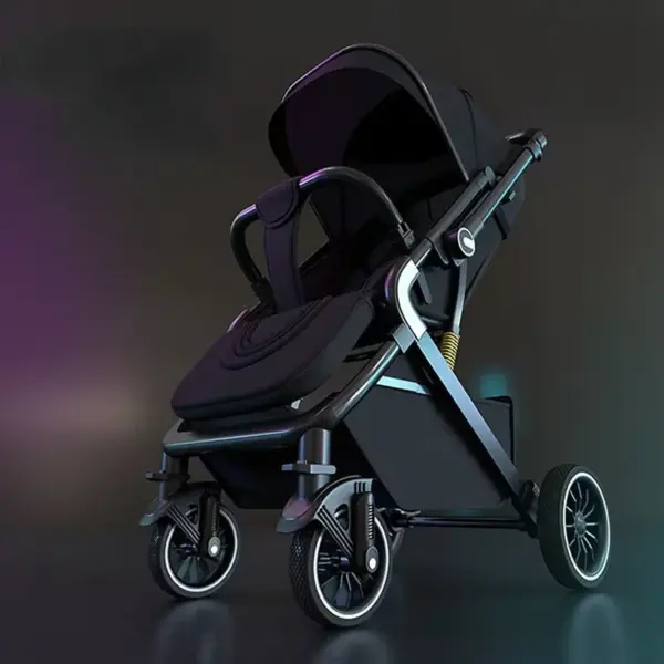 High Landscape Shock absorption Baby Stroller Portable Travel Folding Prams Sit and lie down in both directions Baby carriage