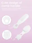 Baby Grooming Kit Baby Care Set BPA Free Cute Design Comb Brush Nail Clippers Scissors Safe Newborn Infant Grooming Tools