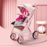 Baby stroller luxury High landscape design 2 in 1 shock absorption stroller baby Newborn Pram Two Way Stroller fold Pushchair