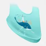Silicone Bib Baby Feeding Stuff Waterproof Baby Bibs Baby Stuff Cute Solid Printed Kids Bib Girl Boy Adjustable Soft