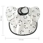 Baby Bibs INS Nordic Style Angel Feed Pocket Burp Girl Boy Infant Meals Bib Waterproof Easy Clean Cute Elephant Bibs Soft PU