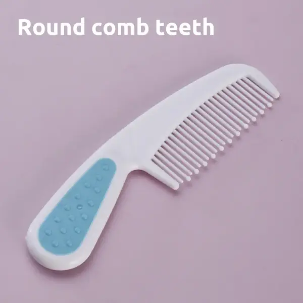 Baby Grooming Kit & Healthcare Set - 7-in-1 Newborn Essentials with Nail Clipper, Hair Brush, Comb, Finger Toothbrush
