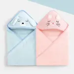 80*80cm/ Cartoon Baby Bath Towel Body Hooded Polyester Fiber Baby Bathrobe Newborn Swaddling Girl and Boy Baby Blanket