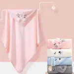 80*80cm/ Cartoon Baby Bath Towel Body Hooded Polyester Fiber Baby Bathrobe Newborn Swaddling Girl and Boy Baby Blanket