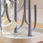Baby Bottle Drying Rack PP Portable Milk Bottle Drainer Pacifier Dryer Baby Care Tools Feeding Bottle Drying Shelves
