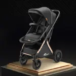 Baby stroller luxury High landscape design 2 in 1 shock absorption stroller baby Newborn Pram Two Way Stroller fold Pushchair