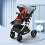 Baby stroller luxury High landscape design 2 in 1 shock absorption stroller baby Newborn Pram Two Way Stroller fold Pushchair