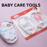 Baby Grooming Kit & Healthcare Set - 7-in-1 Newborn Essentials with Nail Clipper, Hair Brush, Comb, Finger Toothbrush