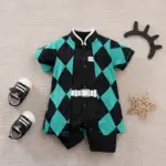 Toddler Anime Cosplay Dragon DBZ Costume Baby Boy Girl Romper Kid Demon Slayer Baby Clothes Newborn Onesie Jumpsuit 0-18 Months
