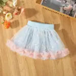 Baby Girl Summer Floral Lace Skirt Girl Sweet Versatile Short Skirt