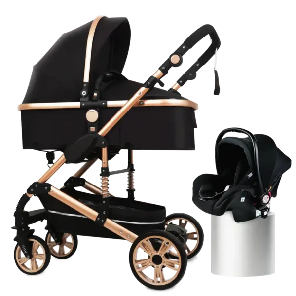 Baby stroller 3 in 1 folding with One-Hand Fold for Newborn to Toddler