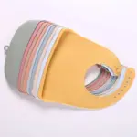 Baby meal-wearing bib silicone children's waterproof bib for feeding purpose, an anti-fouling device for meals