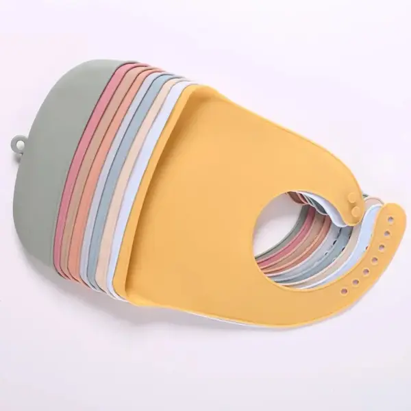 Baby meal-wearing bib silicone children's waterproof bib for feeding purpose, an anti-fouling device for meals