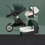 Baby Stroller 3 In1 Baby Cariage Travel Stroller Baby Strollers Car Seat Newbron Pram Travel Folding Stroller High Landscape