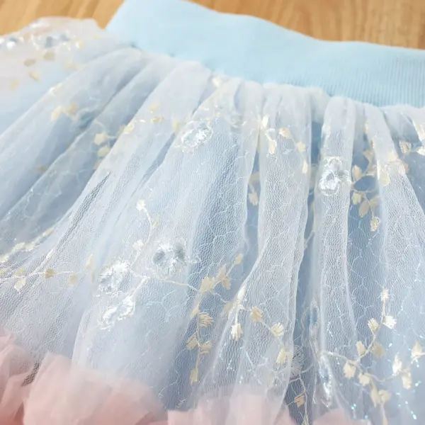 Baby Girl Summer Floral Lace Skirt Girl Sweet Versatile Short Skirt