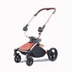 New High Quality baby stoller 3 /2 in 1 Baby Pram High Landscape Fold PU leather kinderwagen baby Carriage car Newborn pushchair