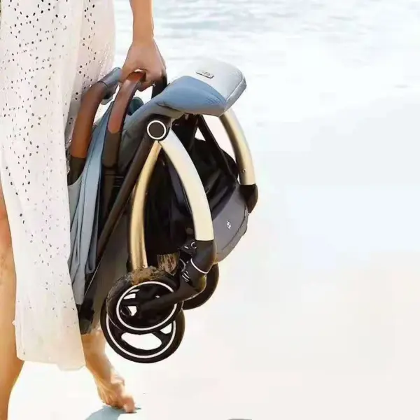 High view lightweight stroller Can sit or lie down Shock absorbing foldable pocket stroller Luxury Trolley Pushchai