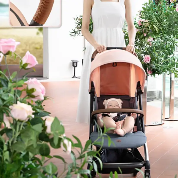 High view lightweight stroller Can sit or lie down Shock absorbing foldable pocket stroller Luxury Trolley Pushchai